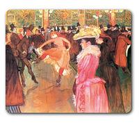 1art1 Henri De Toulouse-Lautrec La Danse Au Moulin Rouge, 1890 Tapis De Souris 23x19 cm