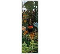 1art1 Henri Rousseau Affiche Reproduction et Cadre (Plastique) - Le Rêve, 1910 (91 x 30cm)
