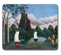 1art1 Henri Rousseau Les Bords De L'Oise, 1905 Tapis De Souris 23x19 cm