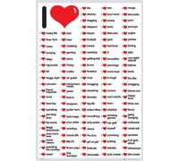 1art1 Humour Poster I Love... Affiche Murale 91x61 cm