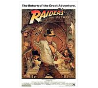 1art1 Indiana Jones Poster Les Aventuriers De L'Arche Perdue I Affiche 98x68 cm