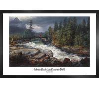 1art1 Johan Christian Dahl Affiche Murale et Cadre (MDF) - Maridalen, 1852 (91 x 61cm)