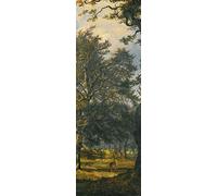 1art1 Johan Christian Dahl Poster Dyrehaven Près De Copenhague, 1853 Affiche Reproduction 158x53 cm