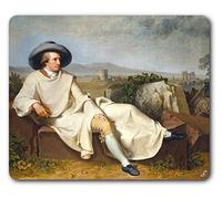 1art1 Johann Heinrich Wilhelm Tischbein Goethe dans La Campagne Romaine, 1787 Tapis De Souris 23x19 cm