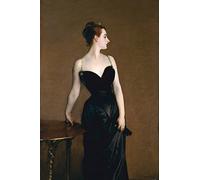 1art1 John Singer Sargent Sticker Mural Portrait De Madame X, 1883 Poster Papier Peint Autocollant 180x120 cm