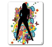 1art1 Jolies Filles Fille Pop Art III Tapis De Souris 23x19 cm