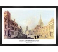 1art1 Joseph William Turner Affiche Murale et Cadre (MDF) - Vue De La High Street, Oxford, 1810 (91 x 61cm)