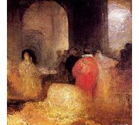 1art1 Joseph William Turner Poster Dîner dans Une Grande Salle avec des Figures en Costumes, 1830-1835 Affiche Reproduction 40x40 cm