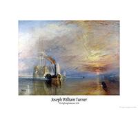 1art1 Joseph William Turner Poster Le Téméraire De Combat, 1839 Affiche Murale 91x61 cm