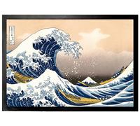 1art1 Katsushika Hokusai La Grande Vague De Kanagawa Paillasson Essuie-Pieds 70x50 cm