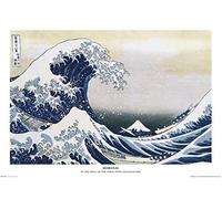 1art1 Katsushika Hokusai Poster La Grande Vague De Kanagawa Affiche Murale 91x61 cm