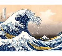 1art1 Katsushika Hokusai Poster La Grande Vague De Kanagawa Affiche Reproduction 80x60 cm