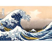 1art1 Katsushika Hokusai Posters XXL La Grande Vague De Kanagawa Affiche 120x80 cm Cuisine