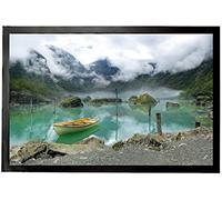 1art1 Lacs Barque Au Lac De Montagne en Norvège Paillasson Essuie-Pieds 60x40 cm