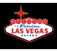 1art1 Las Vegas Poster Logo Affiche Reproduction 50x40 cm