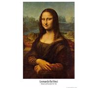 1art1 Leonardo Da Vinci Poster La Joconde, Mona Lisa, 1503-1506 Affiche Murale 91x61 cm