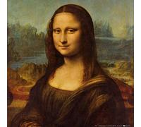 1art1 Leonardo Da Vinci Poster La Joconde, Mona Lisa, 1503-1506 Affiche Reproduction 40x40 cm