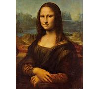 1art1 Leonardo Da Vinci Poster La Joconde, Mona Lisa, 1503-1506 Affiche Reproduction 80x60 cm