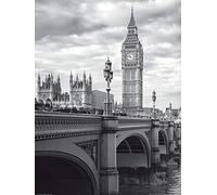 1art1 Londres Poster Big Ben Et Westminster Bridge Affiche Reproduction 80x60 cm