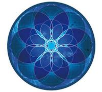 1art1 Mandalas Méditation Et Paix Intérieure Poster-Sticker Autocollant 9x9 cm