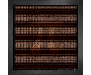 1art1 Mathématiques Affiche Reproduction et Cadre (MDF) - Pi, Irrationnel, Transcendant Et Parfait (40 x 40cm)