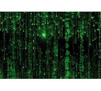1art1 Matrix Posters XXL Code Matrix, Pluie Verte Affiche 120x80 cm