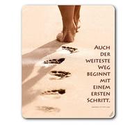 1art1 Motivation Auch Der Weiteste Weg Beginnt Mit Einem Ersten Schritt, Confucius Tapis De Souris 23x19 cm