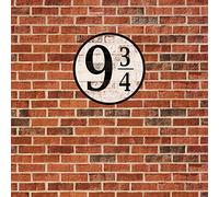 1art1 Murs en Briques Poster Quai Neuf Et Trois Quarts Affiche Reproduction 100x100 cm