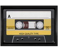 1art1 Musique Cassette Audio Paillasson Essuie-Pieds 70x50 cm