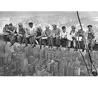 1art1 New York Poster L'Heure du Déjeuner Au Sommet d'un Gratte-Ciel, 1932 Affiche Murale 91x61 cm