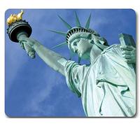 1art1 New York Statue De La Liberté, Indépendance Tapis De Souris 23x19 cm