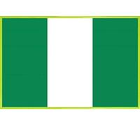 1art1 Nigéria Affiche Murale et Cadre (Plastique) - Drapeaux du Monde (91 x 61cm)