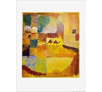 1art1 Paul Klee Poster Deux Dromadaires Et Un Âne, 1919 Affiche Reproduction 80x60 cm