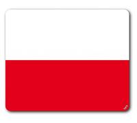 1art1 Pologne Drapeau Tapis De Souris 23x19 cm