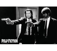 1art1 Pulp Fiction Poster John Travolta Et Samuel L Jackson Affiche Murale 91x61 cm