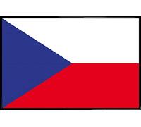 1art1 République Tchèque Affiche Murale et Cadre (Plastique) - Drapeau (91 x 61cm)