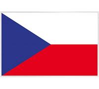 1art1 République Tchèque Affiche Murale et Cadre (Plastique) - Drapeau (91 x 61cm)