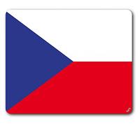 1art1 République Tchèque Drapeau Tapis De Souris 23x19 cm