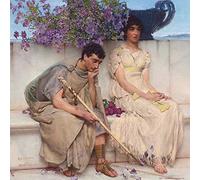 1art1 Sir Lawrence Alma-Tadema Poster Un Silence Éloquent, 1890 Affiche Reproduction 40x40 cm