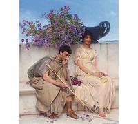 1art1 Sir Lawrence Alma-Tadema Poster Un Silence Éloquent, 1890 Affiche Reproduction 50x40 cm