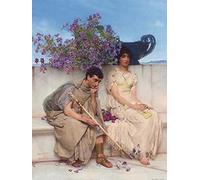 1art1 Sir Lawrence Alma-Tadema Poster Un Silence Éloquent, 1890 Affiche Reproduction 80x60 cm