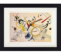 1art1 Vassily Kandinsky Poster Composition, 1922 Affiche Encadrée avec Passe-Partout Élégant | Images Murales | dans Un Cadre Photo 40x30 cm