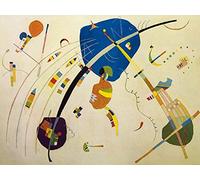 1art1 Vassily Kandinsky vers Le Bleu, 1939, 2 Parties Poster Papier Peint 240x180 cm