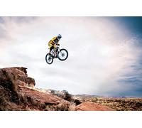 1art1 Vélo Tout Terrain Posters XXL Take Me Higher Affiche 120x80 cm