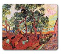 1art1 Vincent Van Gogh Le Jardin De L'Asile De Saint-Rémy, 1889 Tapis De Souris 23x19 cm