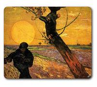 1art1 Vincent Van Gogh Le Semeur Au Soleil Couchant D'Après Millet II, 1888 Tapis De Souris 23x19 cm