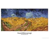 1art1 Vincent Van Gogh Poster Champs De Blé Aux Corbeaux, 1890 Affiche Murale 91x61 cm