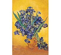 1art1 Vincent Van Gogh Poster Impression sur Toile Iris, 1889 Affiche Murale XXL Encadrée | Tendue sur Cadre en Bois | Tableau 120x80 cm