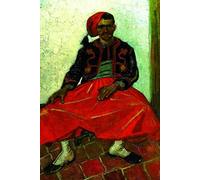 1art1 Vincent Van Gogh Poster Impression sur Toile Le Zouave Milliet, 1888 Affiche Murale XXL Encadrée | Tendue sur Cadre en Bois | Tableau 120x80 cm