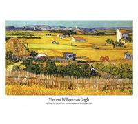 1art1 Vincent Van Gogh Poster La Plaine De La Crau avec La Ruine De Montmajour, 1888 Affiche Murale 91x61 cm